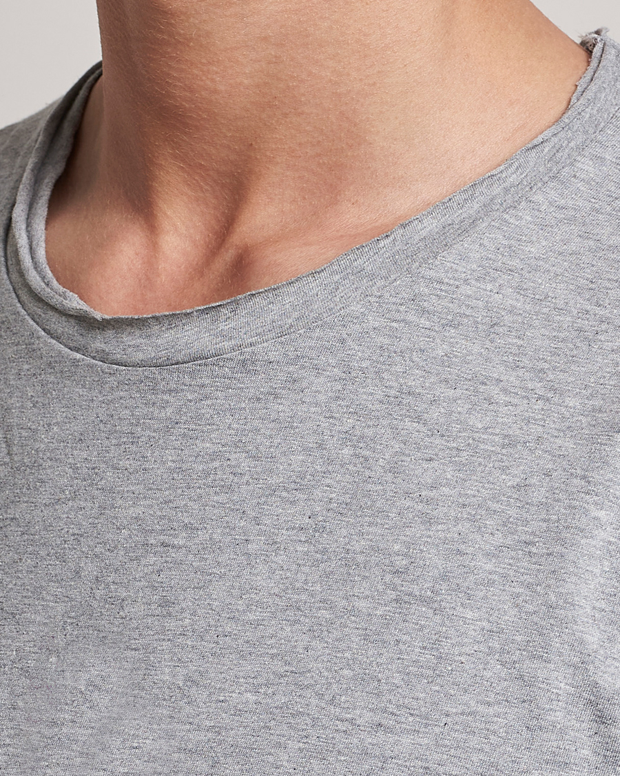 Herre | T-Shirts | Bread & Boxers | Crew Neck Relaxed Grey Melange