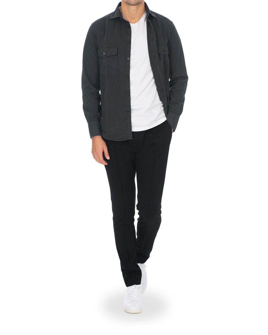 Herre | Bukser | HUGO | Zennet Drawstring Trousers Black