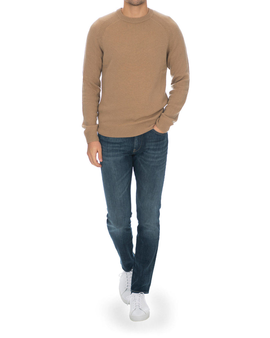 Herre | Gensere | BOSS BLACK | BOSS Banilo Cashmere Crew Neck Beige