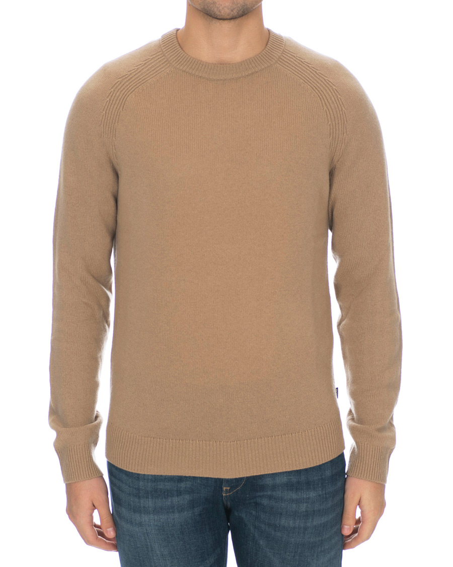Herre | Gensere | BOSS BLACK | BOSS Banilo Cashmere Crew Neck Beige