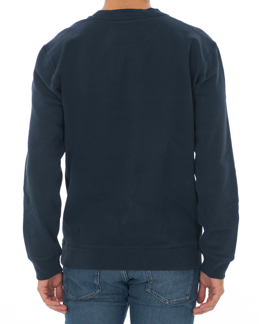 Herre | Gensere | BOSS ORANGE | BOSS Casual Weevo Logo Crew Neck Sweatshirt Dark Blue