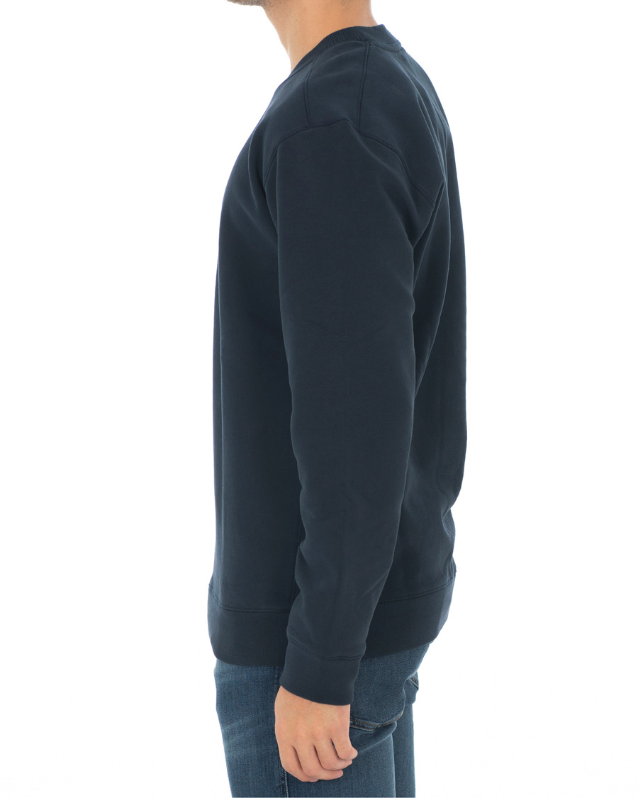 Herre | Gensere | BOSS ORANGE | BOSS Casual Weevo Logo Crew Neck Sweatshirt Dark Blue