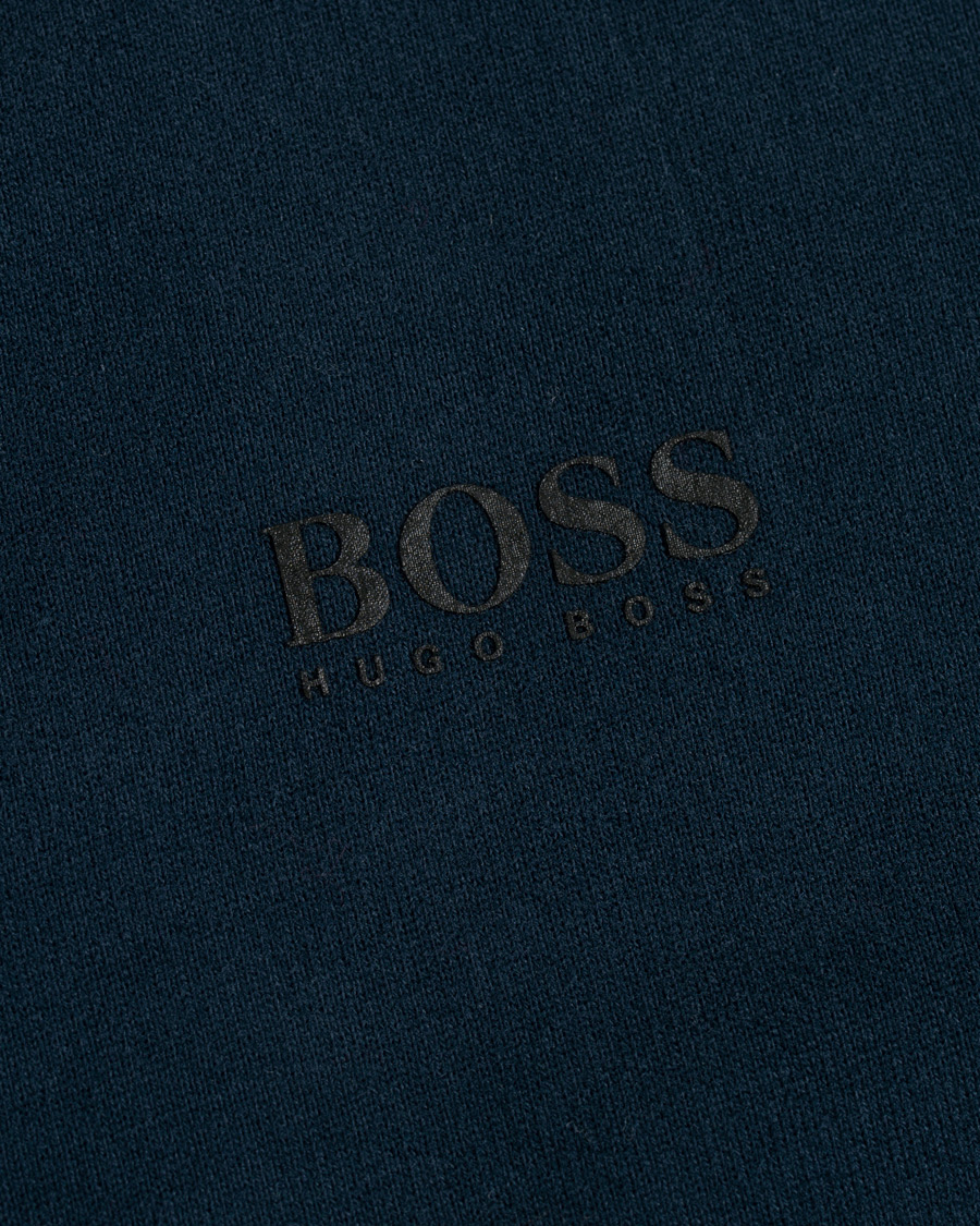 Herre | Gensere | BOSS ORANGE | BOSS Casual Weevo Logo Crew Neck Sweatshirt Dark Blue