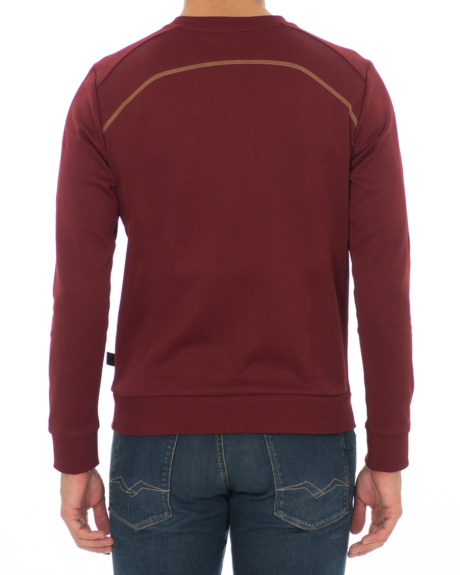 Herre | Gensere | BOSS GREEN | BOSS Athleisure Salbo Crew Neck Sweathirt Dark Pink