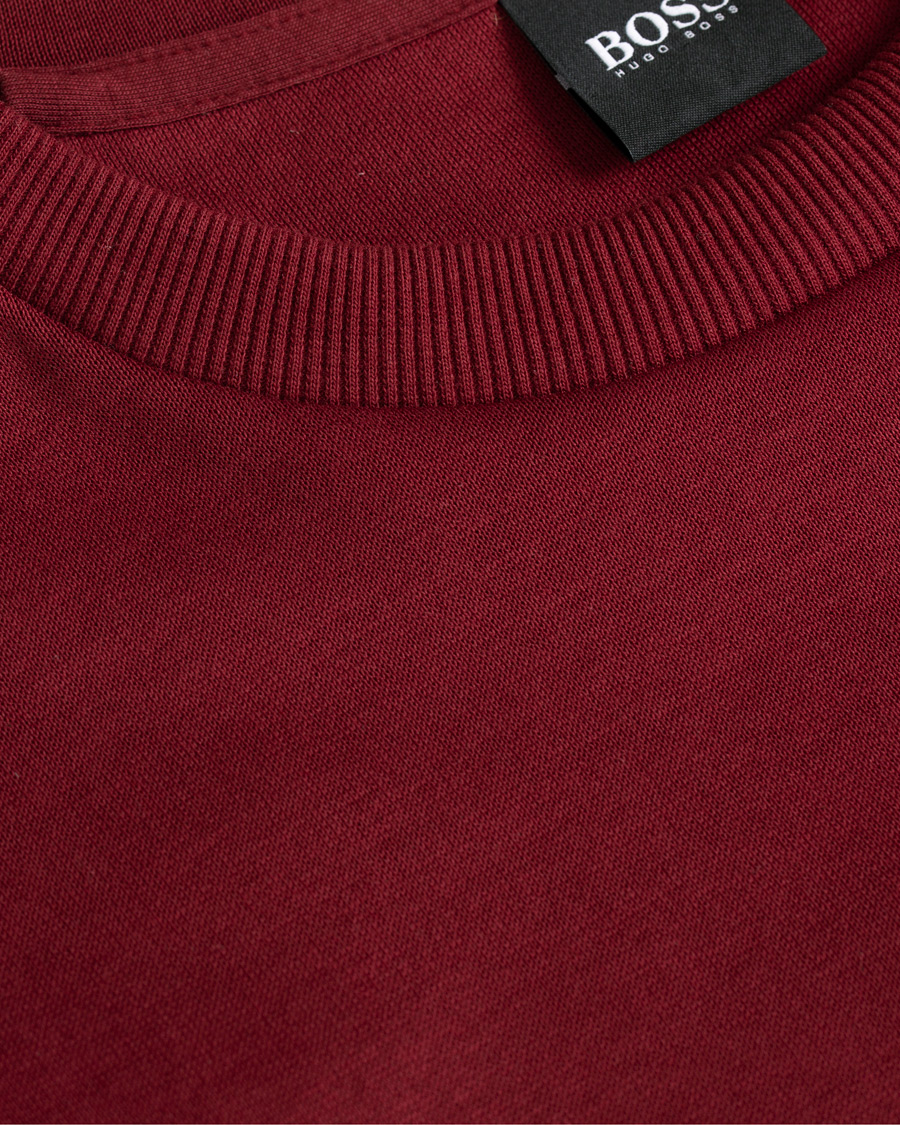Herre | Gensere | BOSS GREEN | BOSS Athleisure Salbo Crew Neck Sweathirt Dark Pink