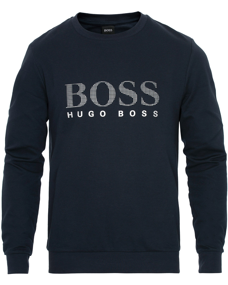 Herre | Gensere | BOSS BLACK | BOSS Tracksuit Sweatshirt Navy/Silver