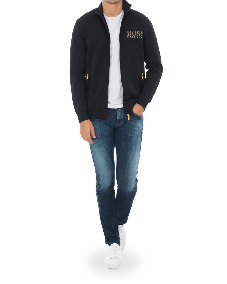 Herre | Gensere | BOSS BLACK | BOSS Tracksuit Full Zip Black/Gold