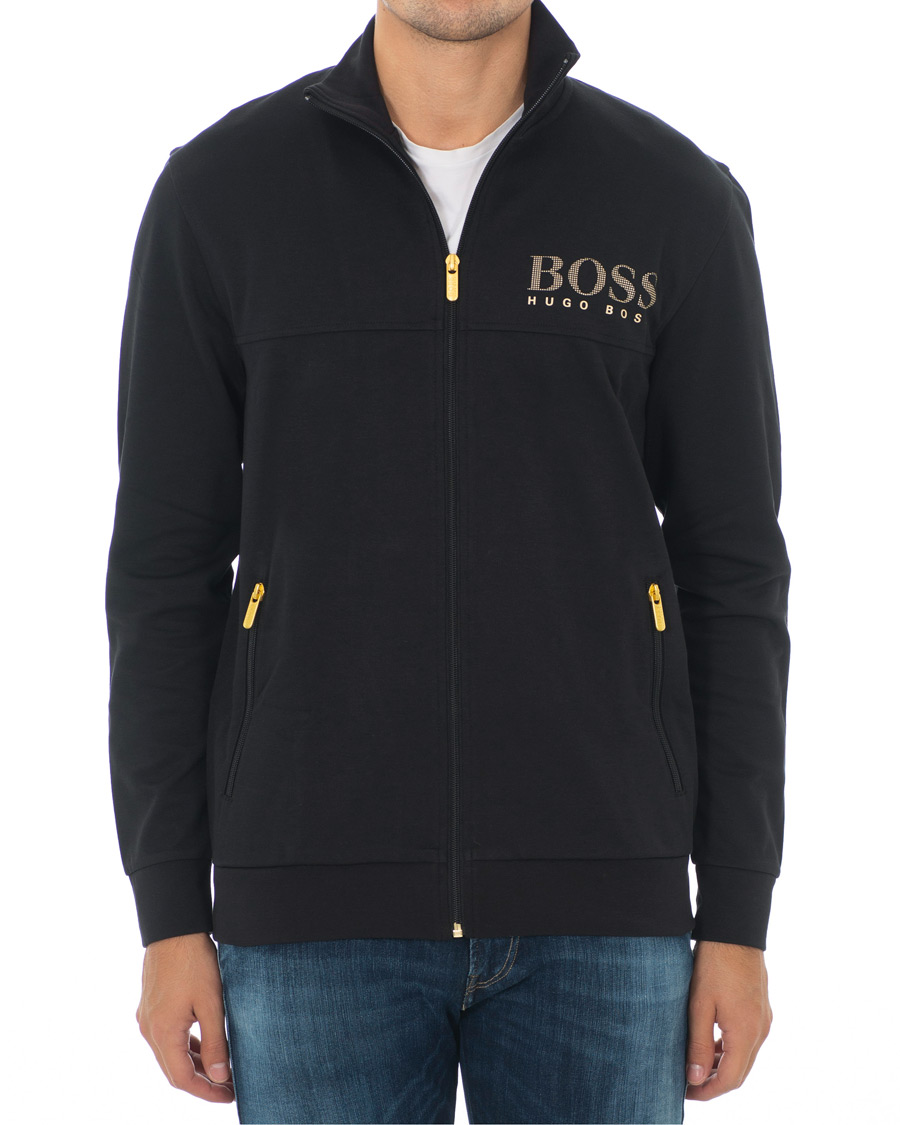 Herre | Gensere | BOSS BLACK | BOSS Tracksuit Full Zip Black/Gold