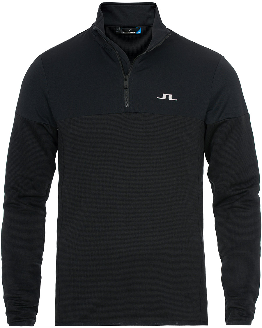Herre | Gensere | J.Lindeberg | Hubbard Half Zip Black