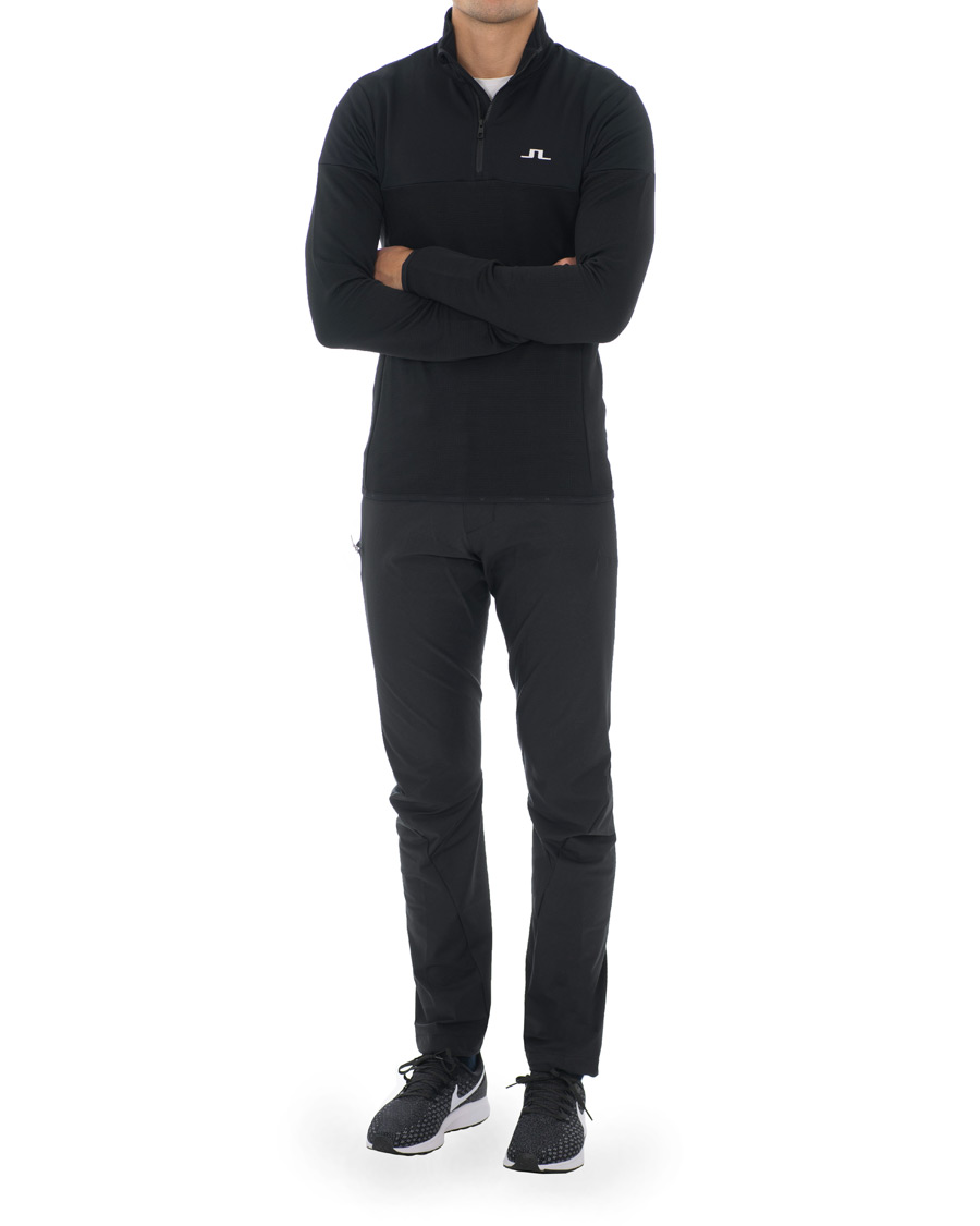 Herre | Gensere | J.Lindeberg | Hubbard Half Zip Black