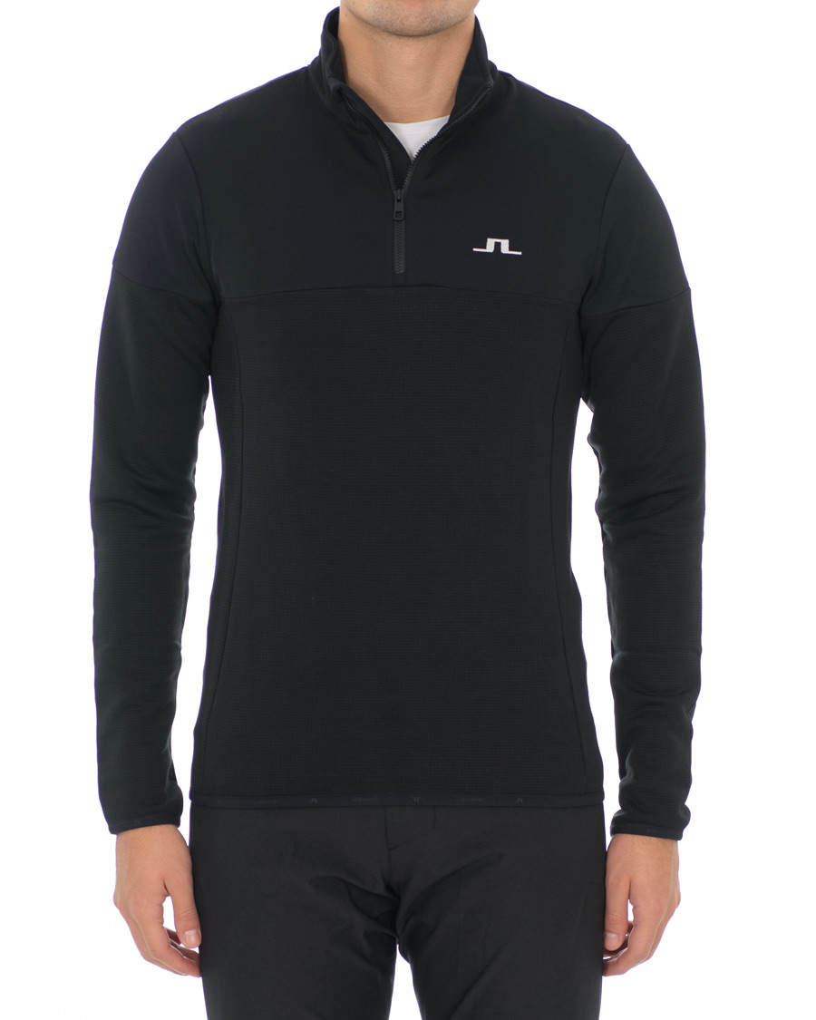 Herre | Gensere | J.Lindeberg | Hubbard Half Zip Black