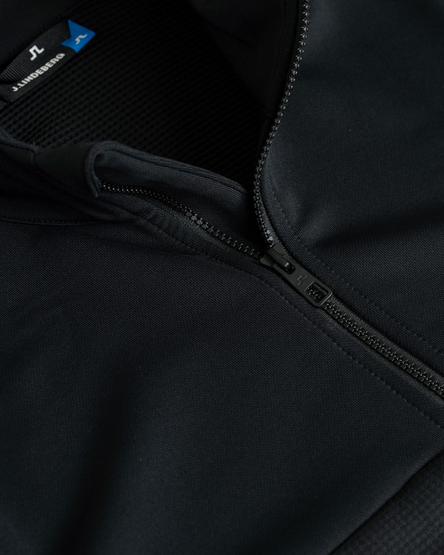 Herre | Gensere | J.Lindeberg | Hubbard Half Zip Black