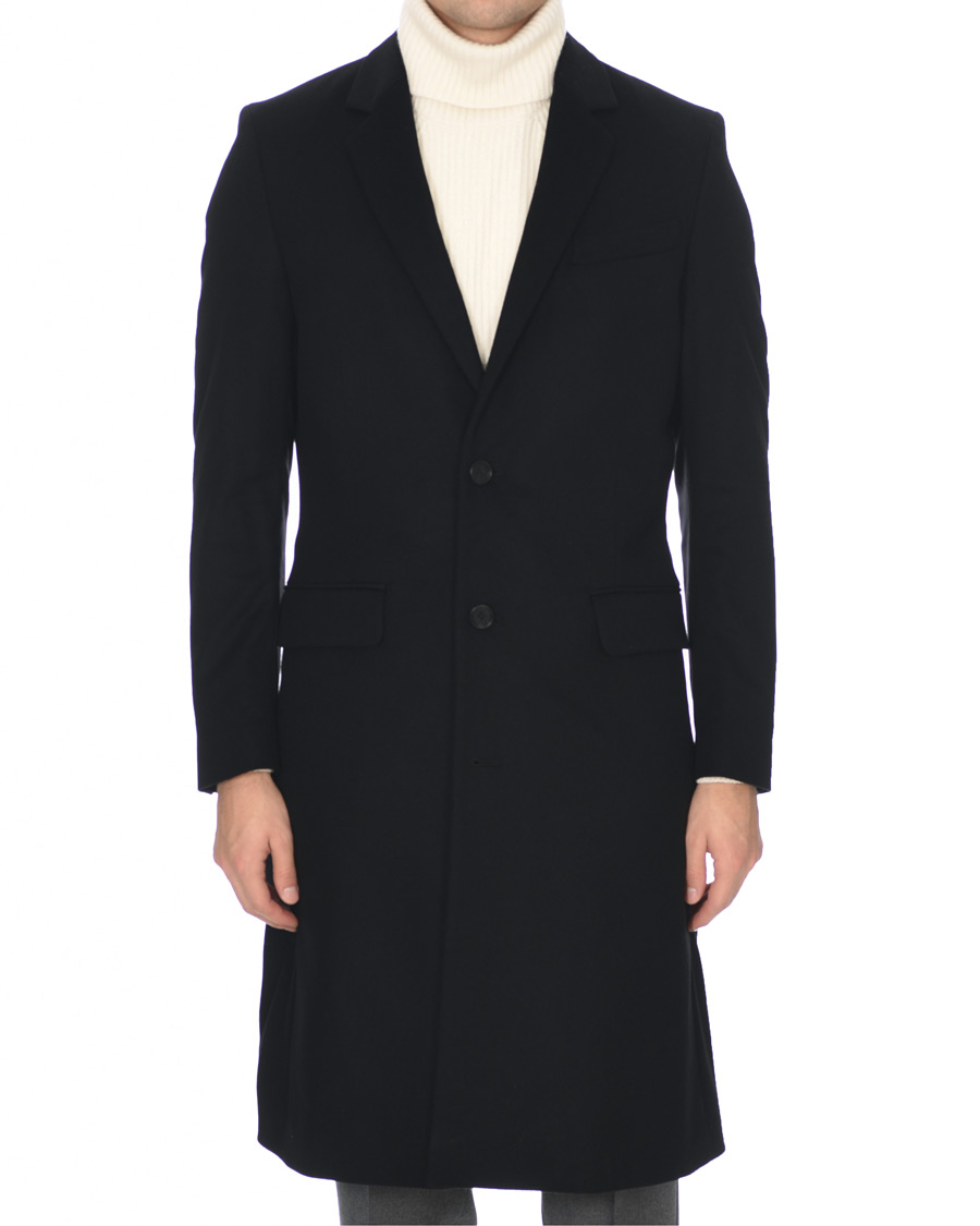 Herre | Jakker | Tiger of Sweden | Cempier Long Wool Coat Black