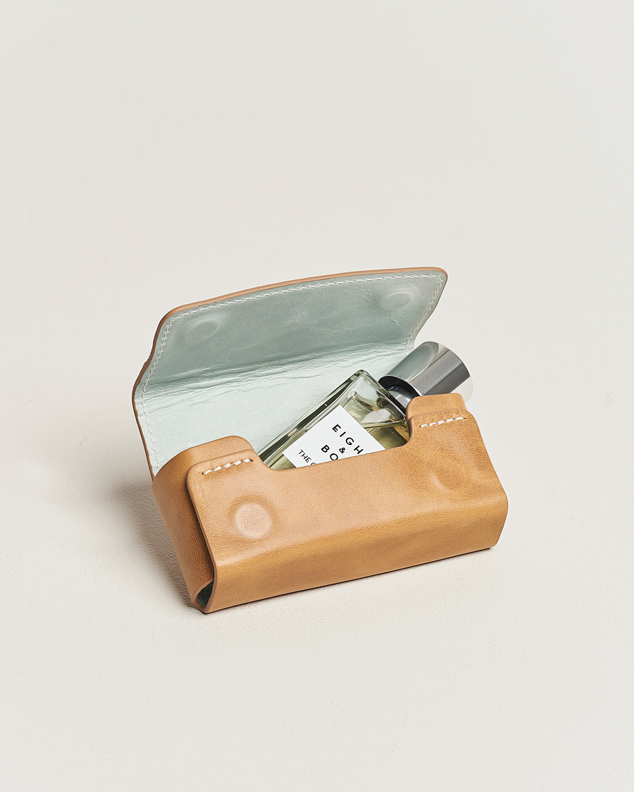 Herre | Eight & Bob Perfume Leather Case Camel | Eight & Bob | Perfume Leather Case Camel