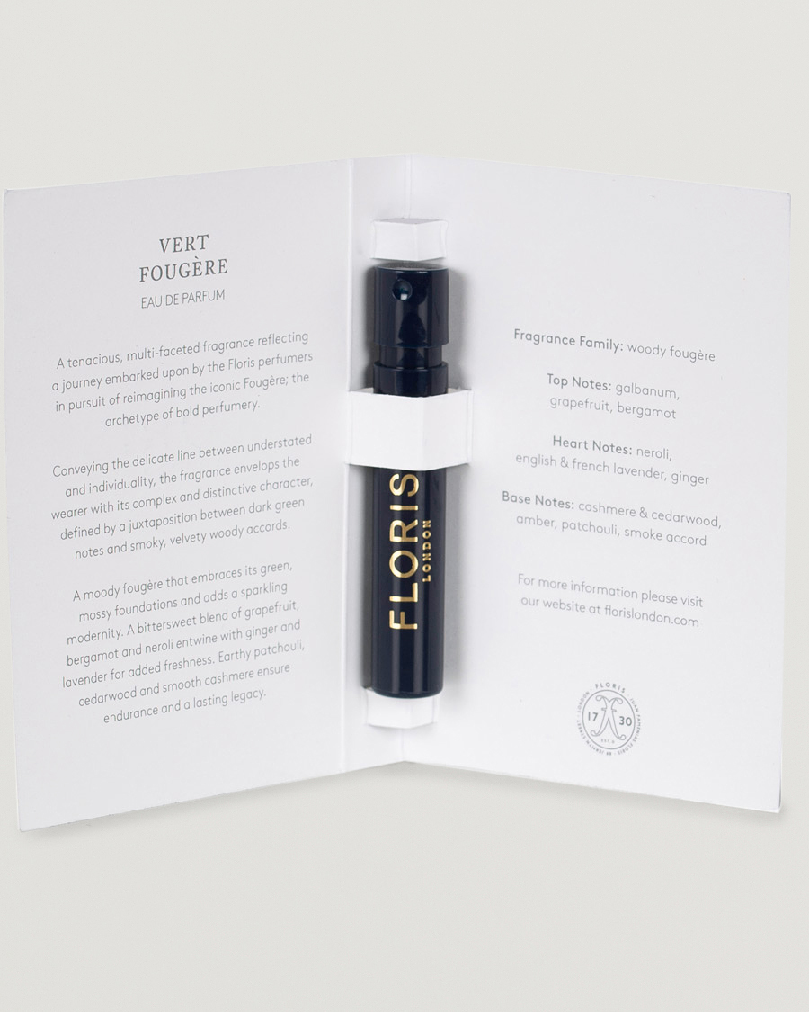 Herre | Parfyme | | Floris London Vert Fougère Eau de Parfum 1,2ml Sample