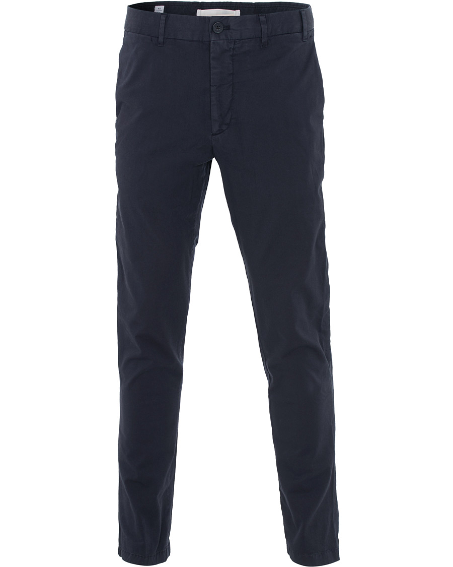 Herre | Bukser | Norse Projects | Aros Slim Light Stretch Chinos Dark Navy