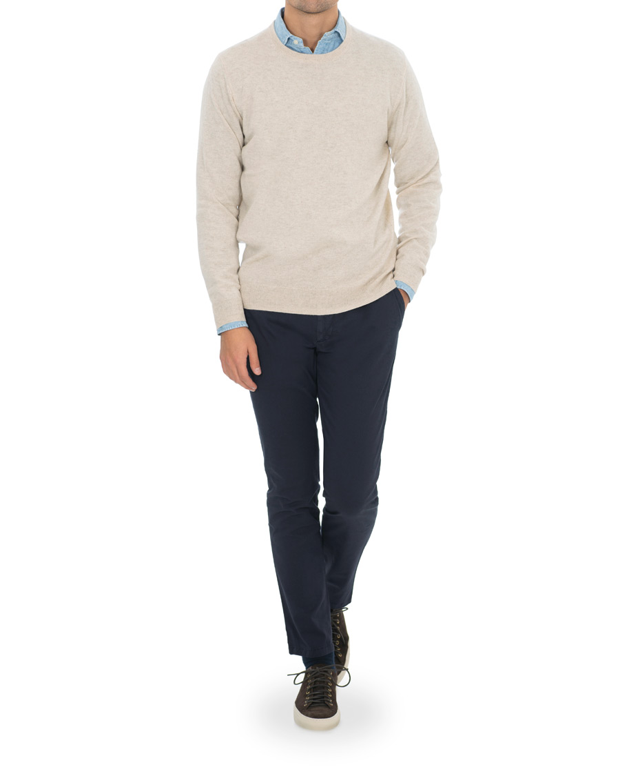 Herre | Bukser | Norse Projects | Aros Slim Light Stretch Chinos Dark Navy
