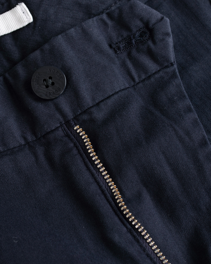 Herre | Bukser | Norse Projects | Aros Slim Light Stretch Chinos Dark Navy