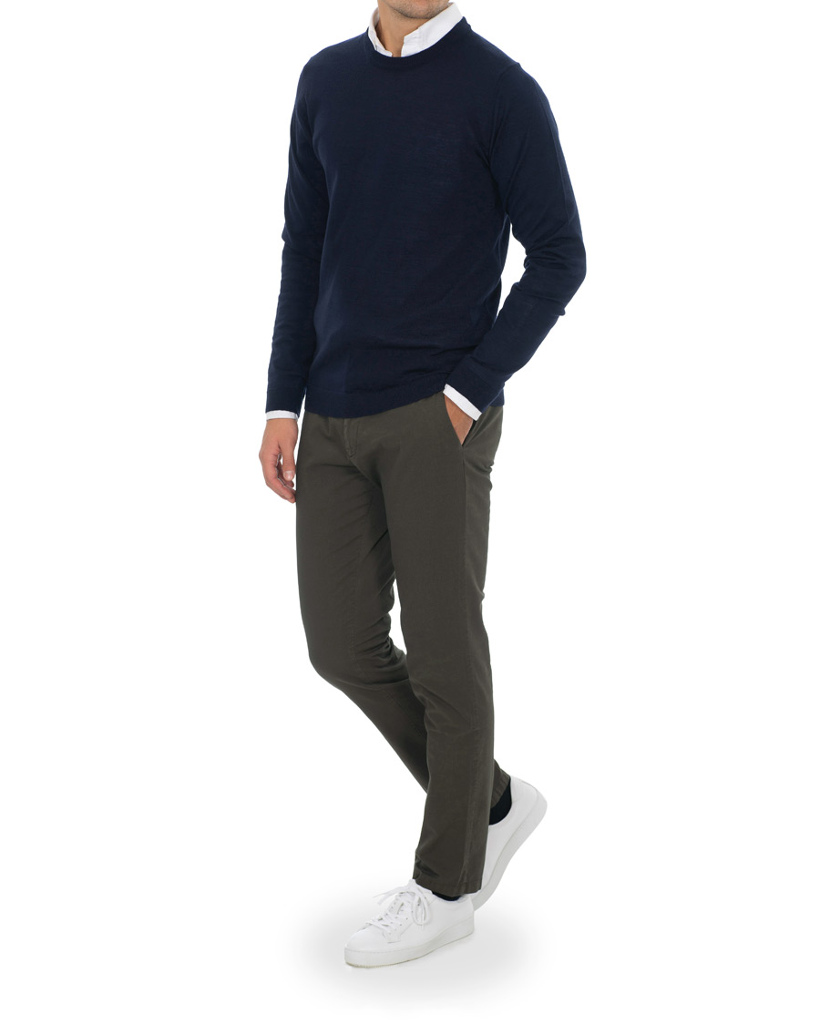 Herre | Bukser | Norse Projects | Aros Slim Light Stretch Chinos Ivy Green