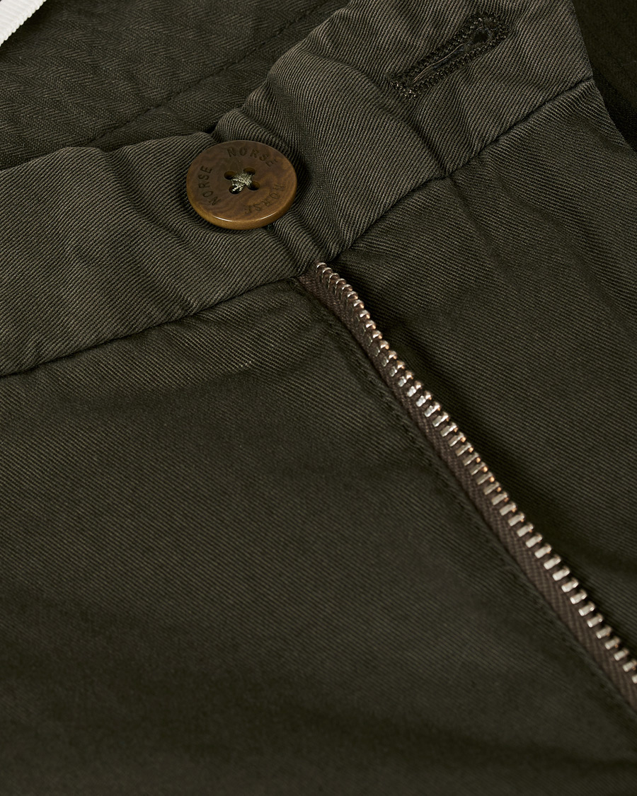 Herre | Bukser | Norse Projects | Aros Slim Light Stretch Chinos Ivy Green