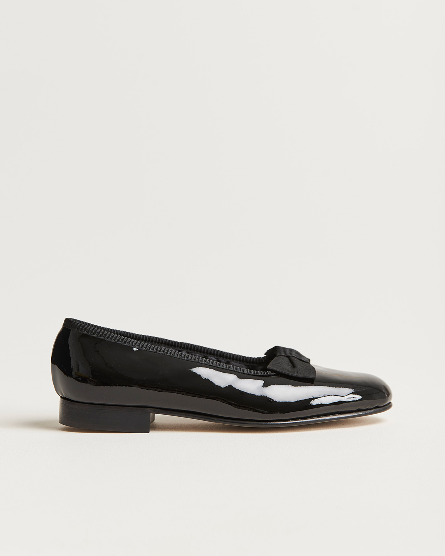 Herre | Bowhill & Elliott Opera Patent Leather Pumps Black | Bowhill & Elliott | Opera Patent Leather Pumps Black