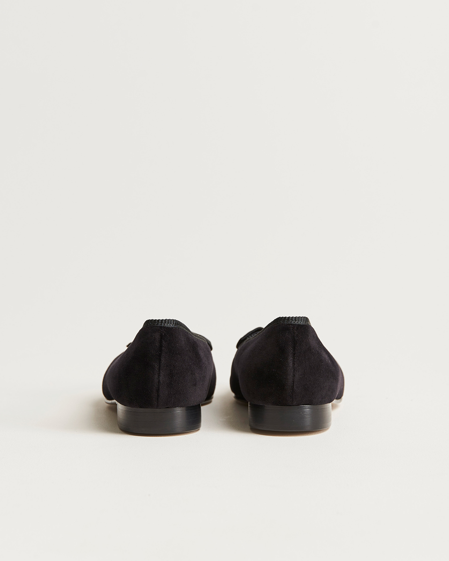 Herre | Bowhill & Elliott Opera Velvet Bow Pumps Black | Bowhill & Elliott | Opera Velvet Bow Pumps Black