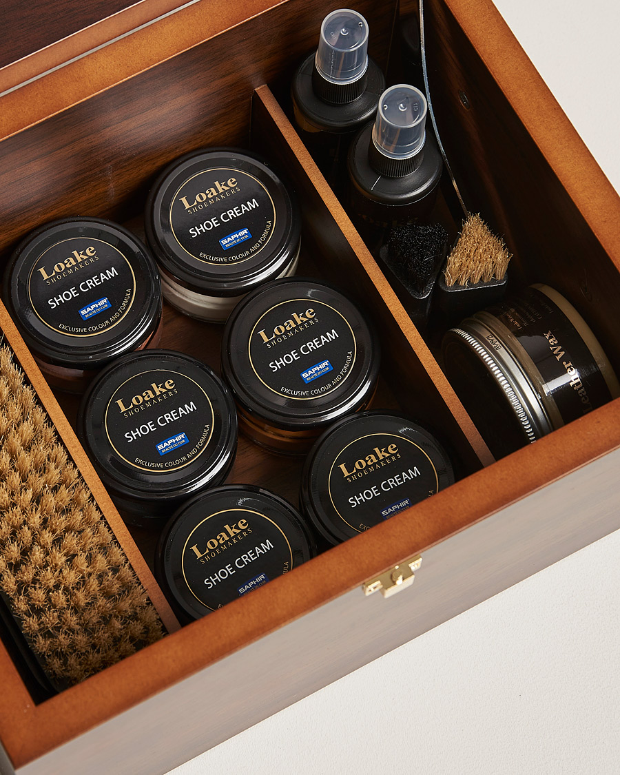 Herre | Skopleie | Loake 1880 | Saphir Valet Box