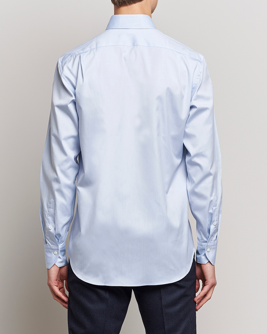 Herre | Skjorter | Stenströms | Fitted Body Button Down Shirt Light Blue