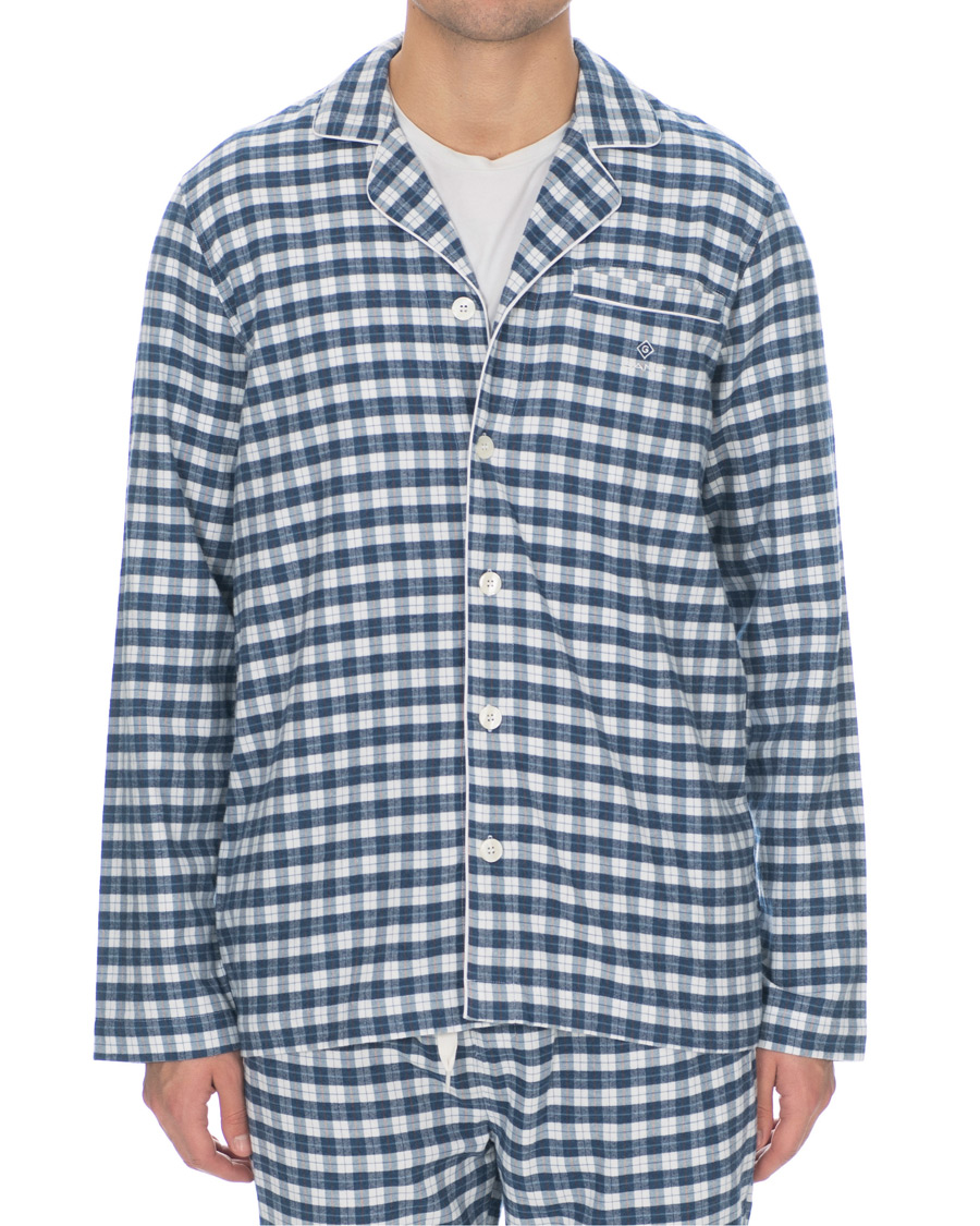 Herre | Undertøy | Gant | Flannel Pyjama Set Eggshell