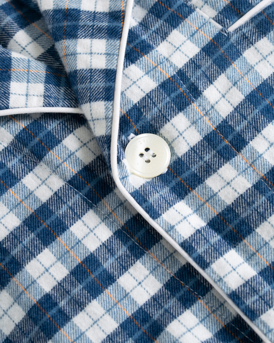 Herre | Undertøy | Gant | Flannel Pyjama Set Eggshell