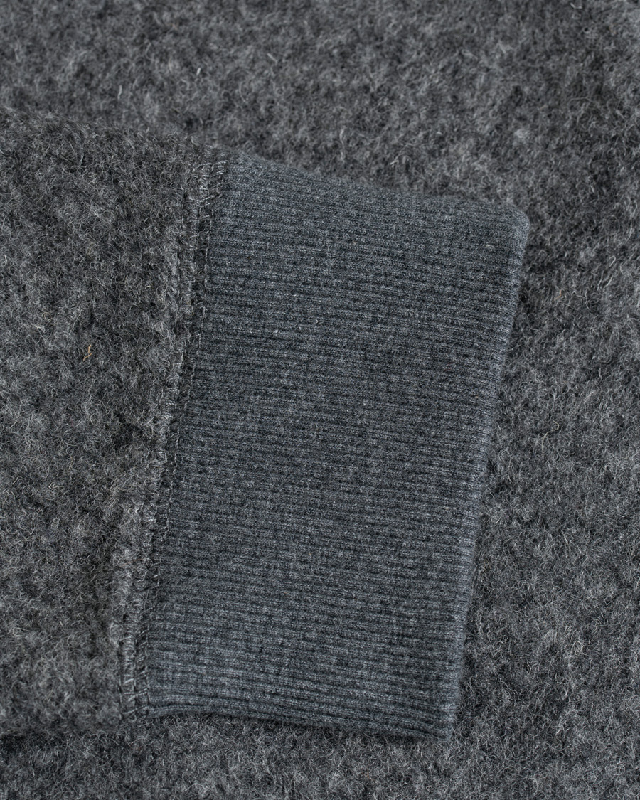 Herre | Gensere | Samsøe Samsøe | Samsøe & Samsøe Allaro Full Zip Wool Cardigan Dark Grey Melange