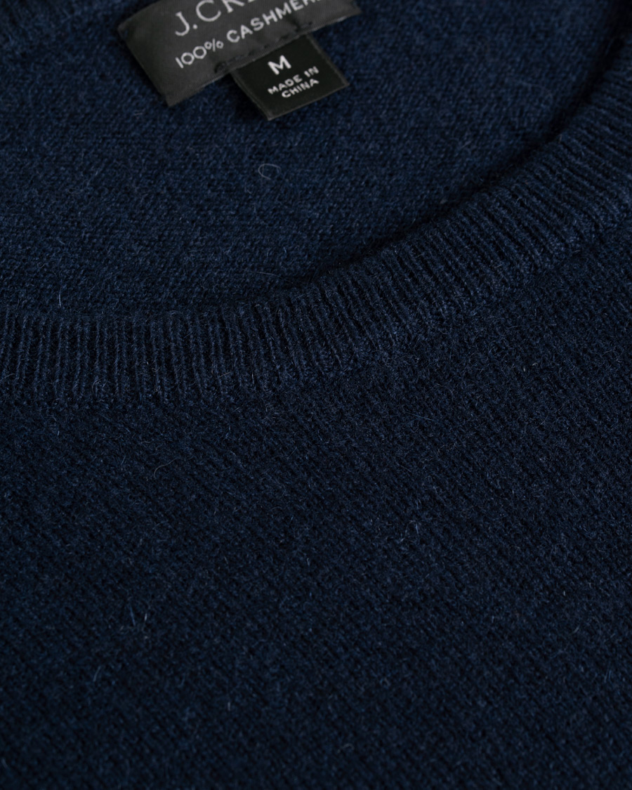 Herre | Gensere | J.Crew | Cashmere Crew Neck Navy