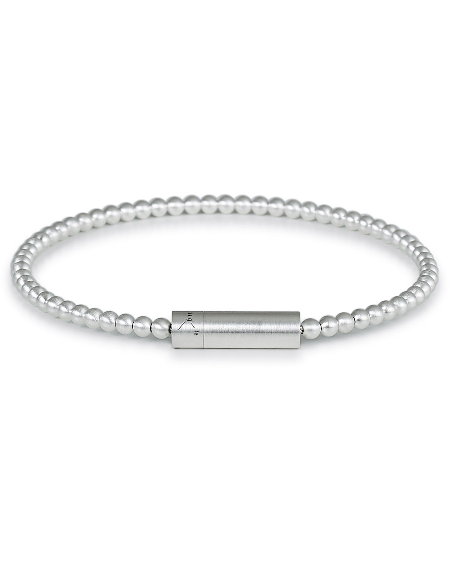 Herre | LE GRAMME Beads Bracelet Brushed Sterling Silver 11g | LE GRAMME | Beads Bracelet Brushed Sterling Silver 11g