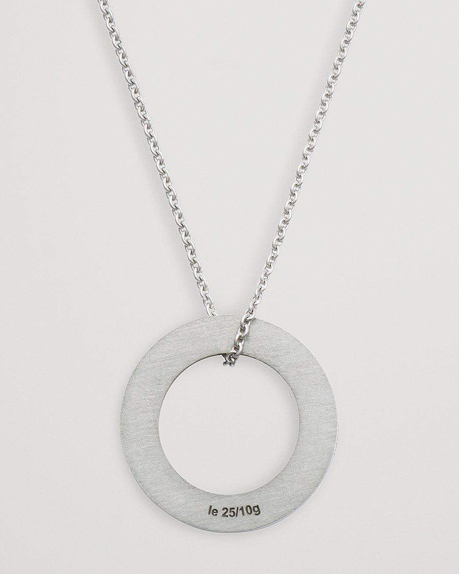 Herre | Smykke | LE GRAMME | Circle Necklace Le 2.5  Sterling Silver