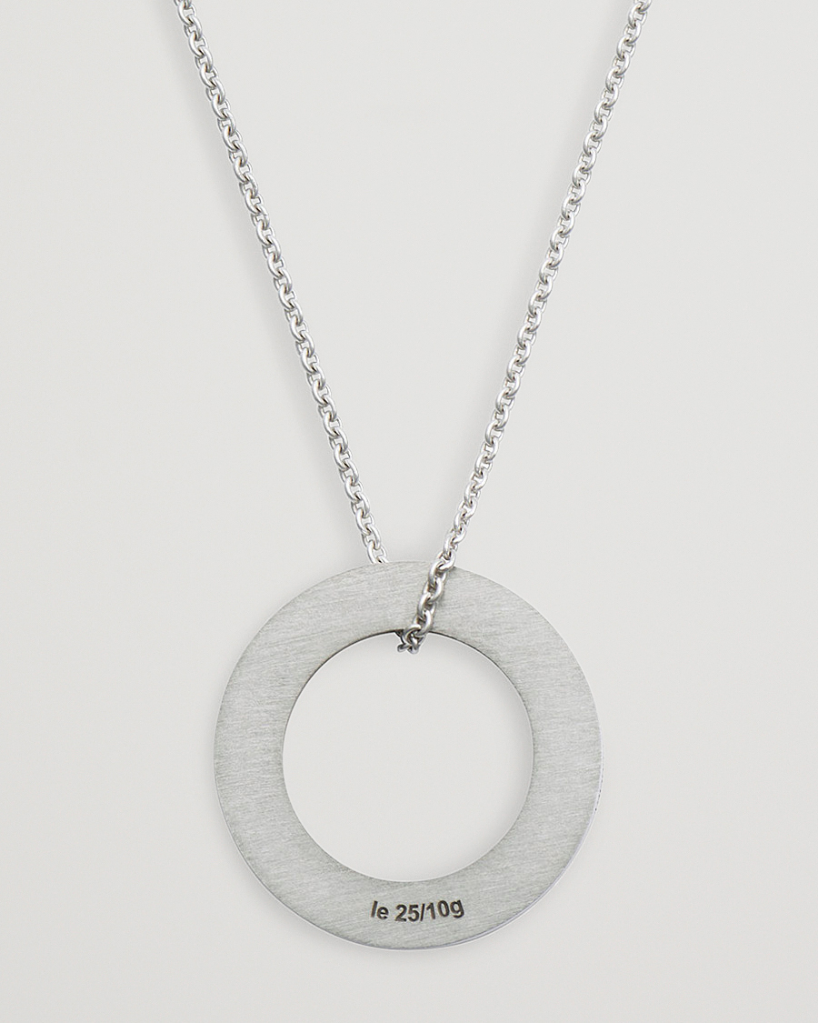 Herre | Smykker | LE GRAMME | Circle Necklace Le 2.5 Sterling Silver