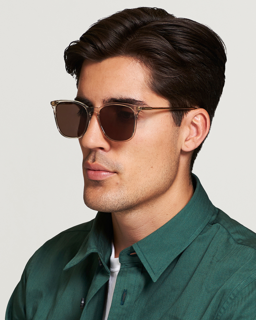 Herre | Buede solbriller | Gucci | GG0547SK Sunglasses Brown/Brown