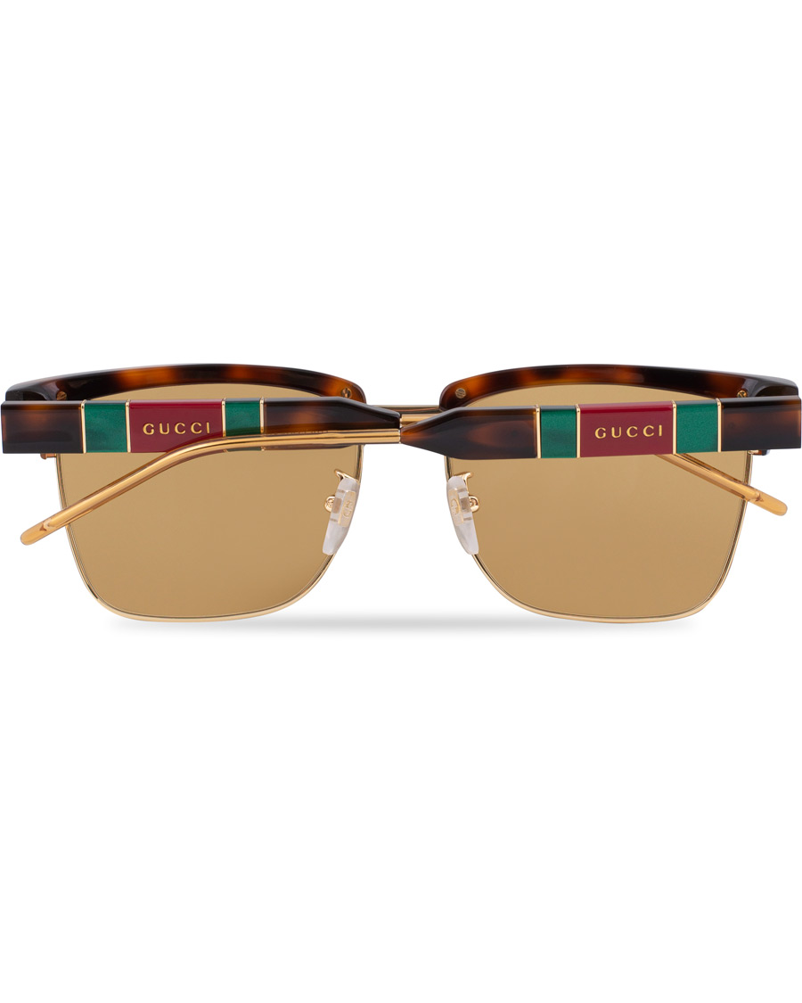 Herre | Gucci GG0603S Sunglasses Havana/Brown | Gucci | GG0603S Sunglasses Havana/Brown