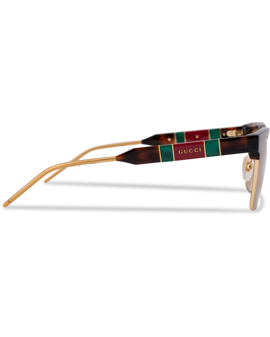 Herre | Gucci GG0603S Sunglasses Havana/Brown | Gucci | GG0603S Sunglasses Havana/Brown