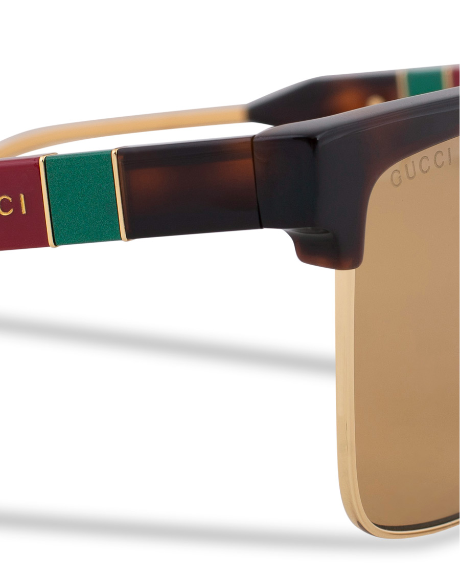 Herre | Gucci GG0603S Sunglasses Havana/Brown | Gucci | GG0603S Sunglasses Havana/Brown