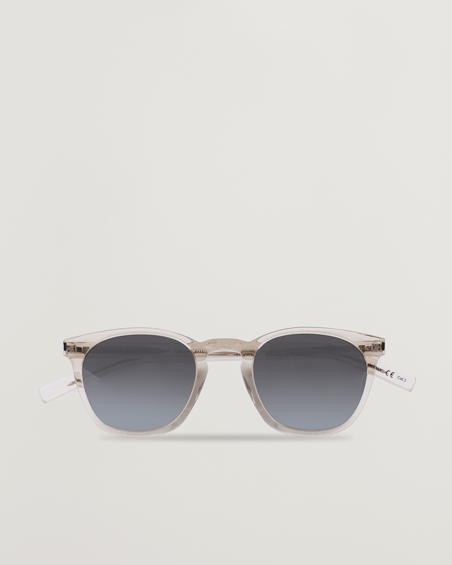 Herre | Solbriller | Saint Laurent | SL 28 Sunglasses Beige/Silver