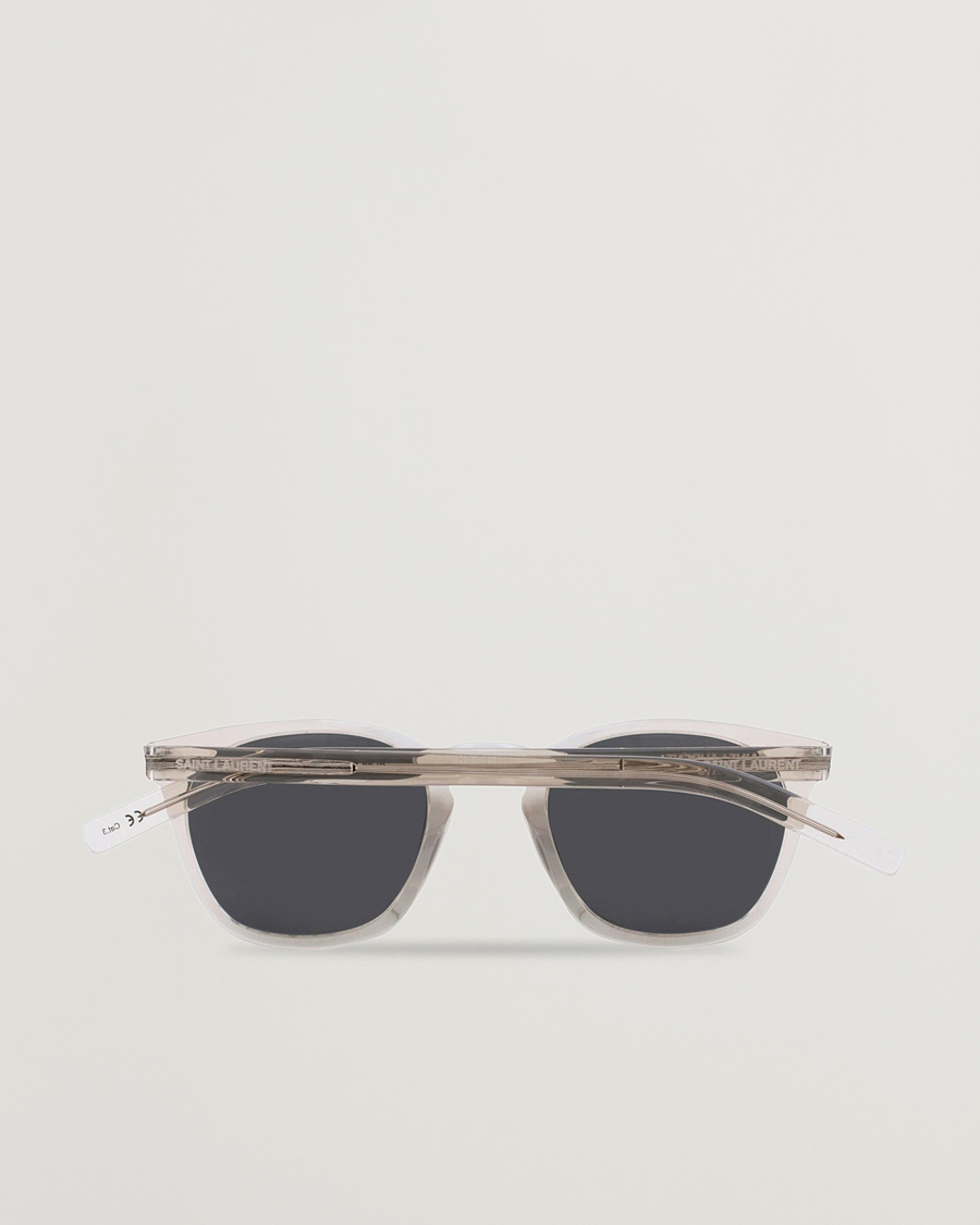 Herre | Solbriller | Saint Laurent | SL 28 Sunglasses Beige/Silver