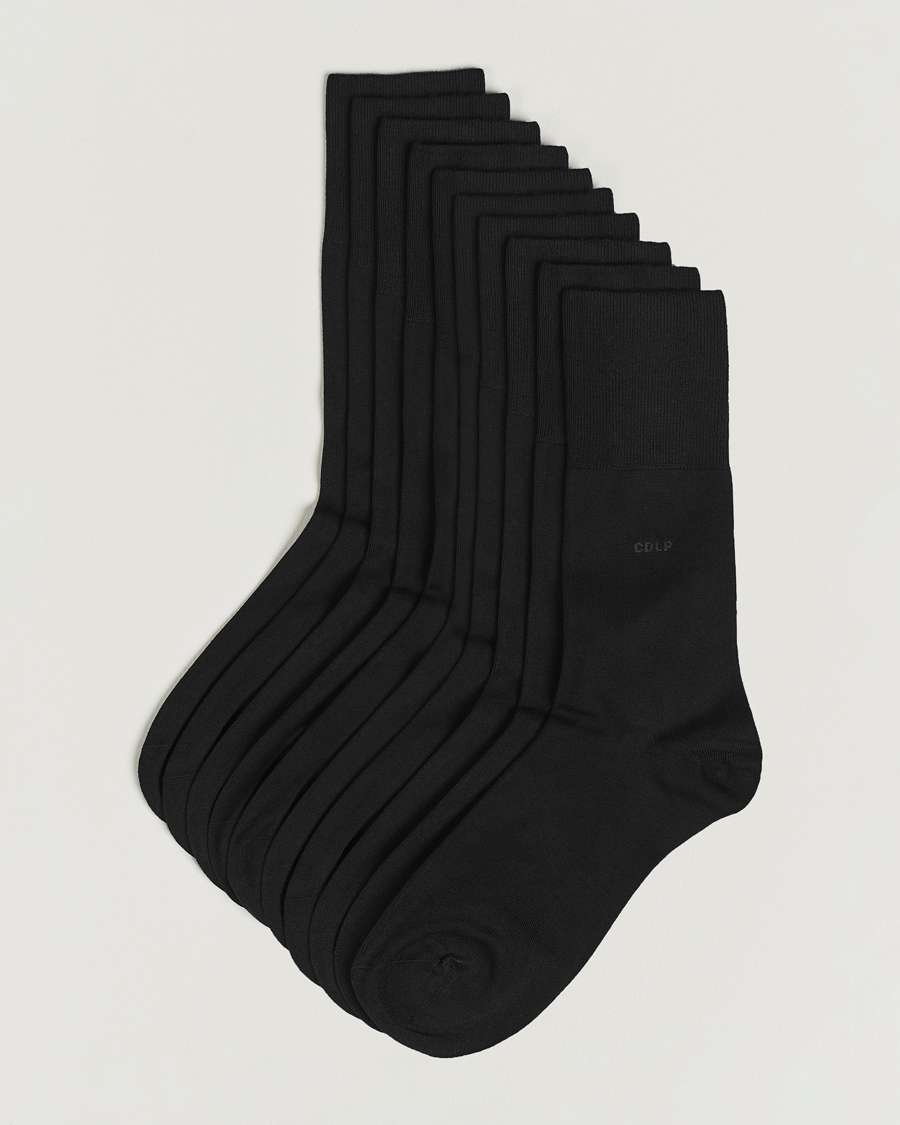 Herre | Sokker | CDLP | 10-Pack Bamboo Socks Black