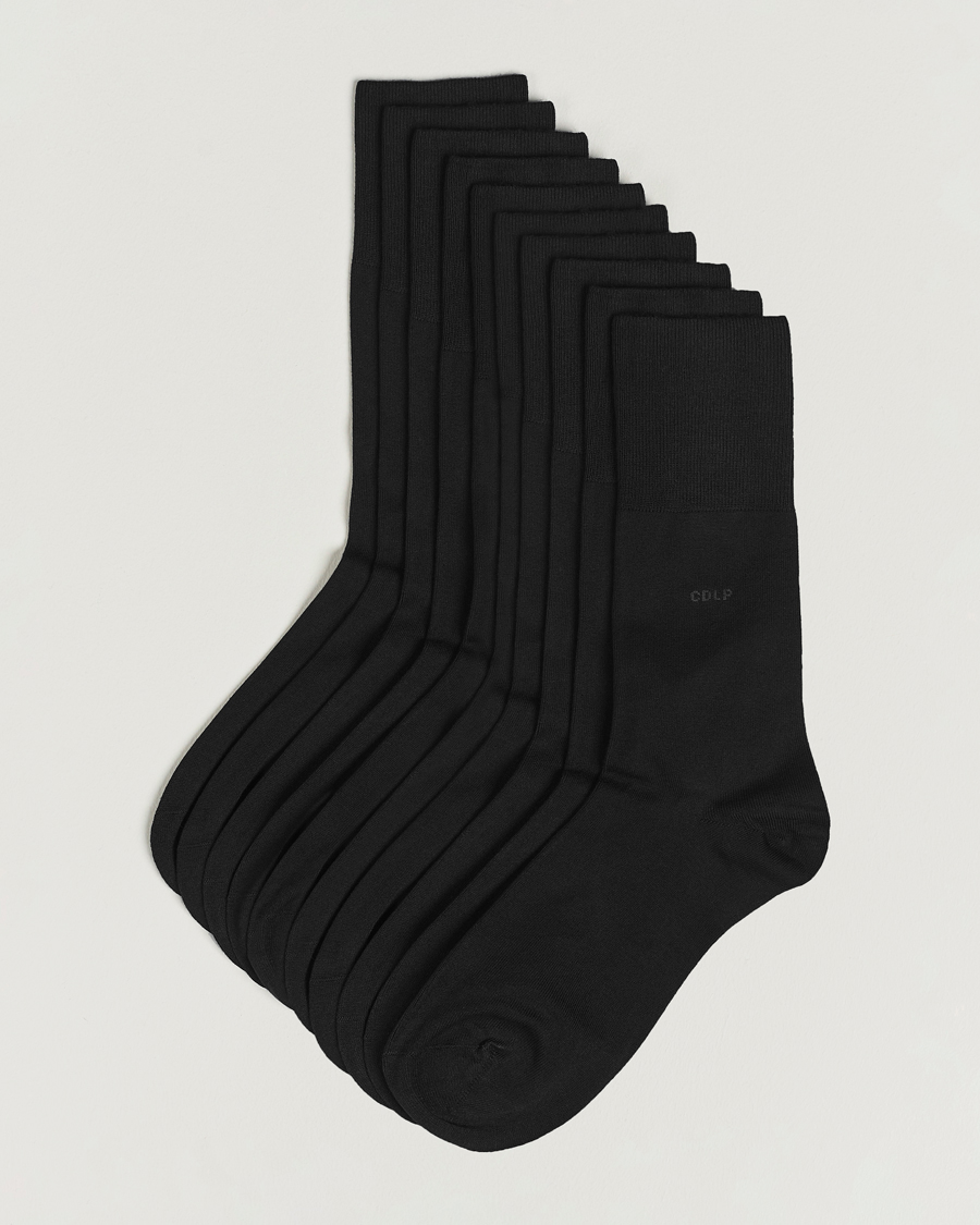 Herre | Undertøy | CDLP | 10-Pack Bamboo Socks Black