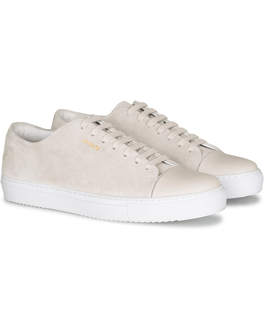 Herre | Axel Arigato Cap Toe Sneaker Off White Suede | Axel Arigato | Cap Toe Sneaker Off White Suede
