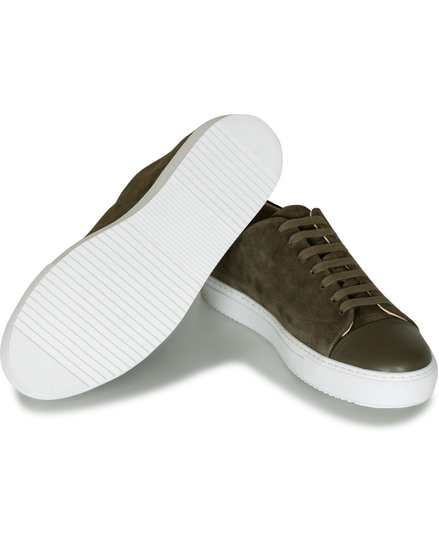Herre | Axel Arigato Cap Toe Sneaker Military Green Suede | Axel Arigato | Cap Toe Sneaker Military Green Suede
