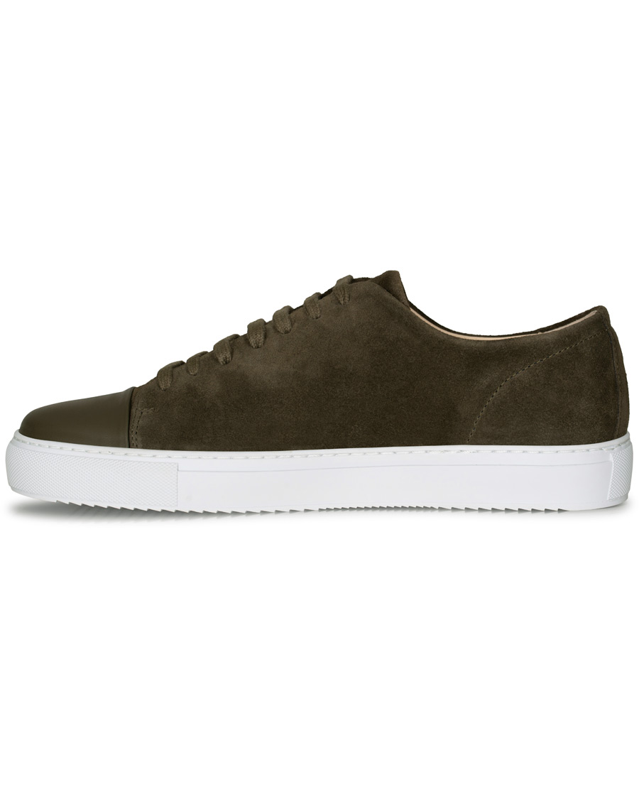 Herre | Axel Arigato Cap Toe Sneaker Military Green Suede | Axel Arigato | Cap Toe Sneaker Military Green Suede