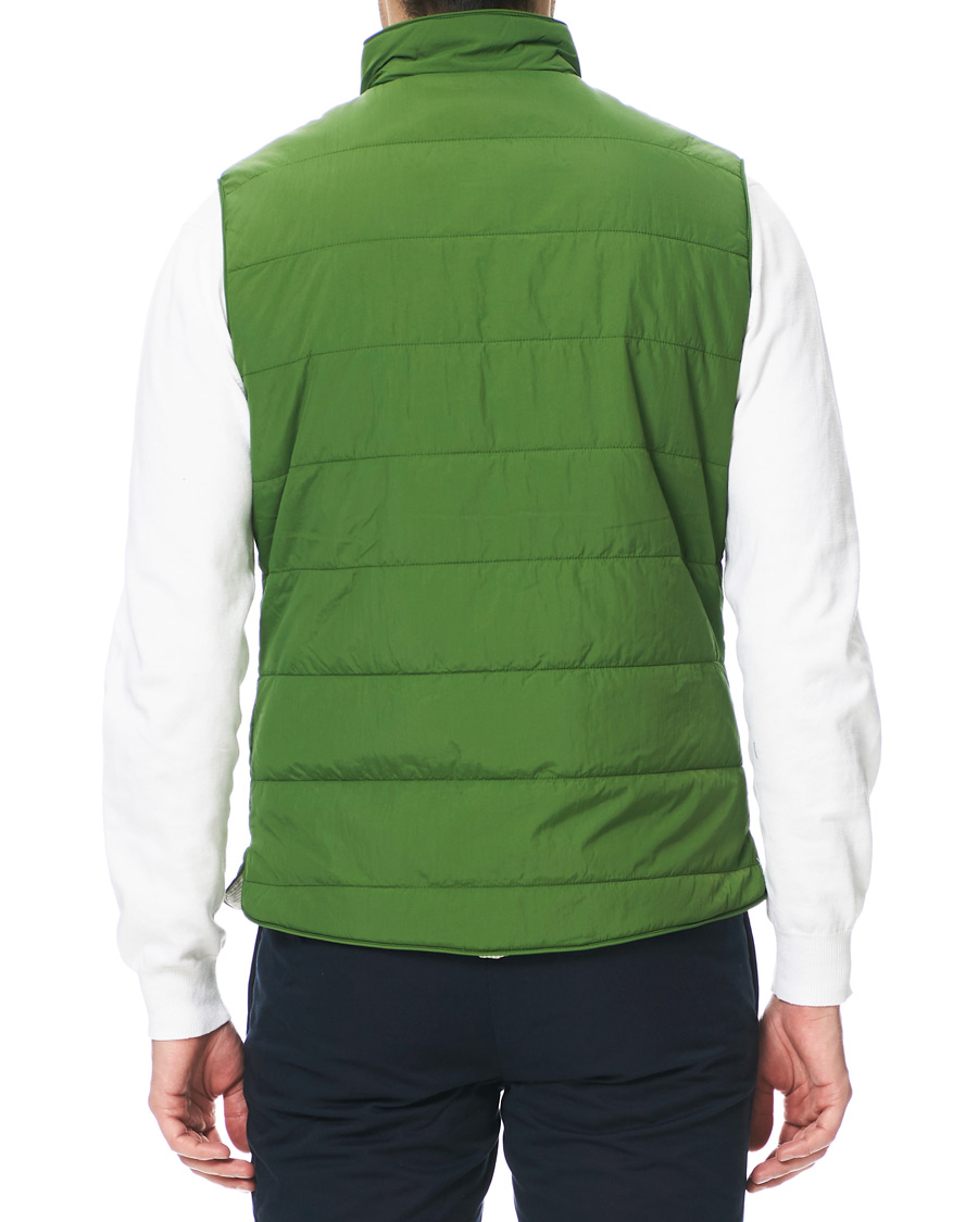 Herre | Jakker | Stenströms | Soft Quilted Nylon Vest Green