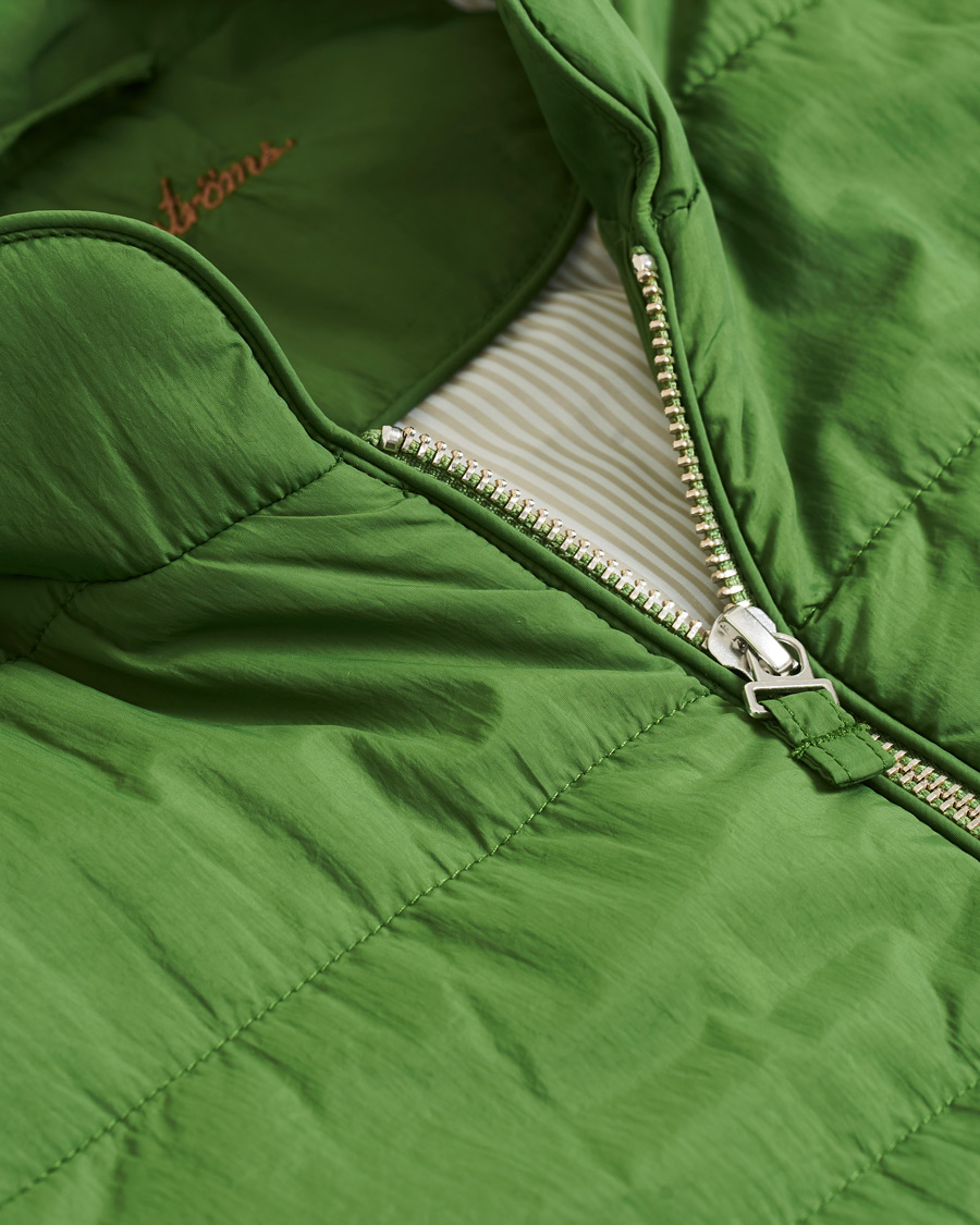 Herre | Jakker | Stenströms | Soft Quilted Nylon Vest Green