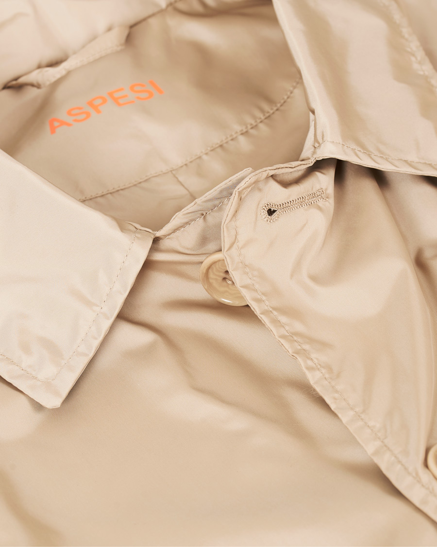 Herre | Jakker | Aspesi | Lemon Nylon Coat Beige