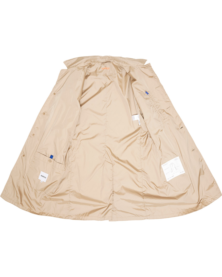 Herre | Jakker | Aspesi | Lemon Nylon Coat Beige